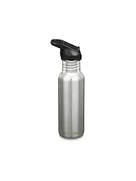 KLEAN KANTEEN | Trinkflasche Classic Flip Seal Sport Cap Wistraw 532ml | Argent