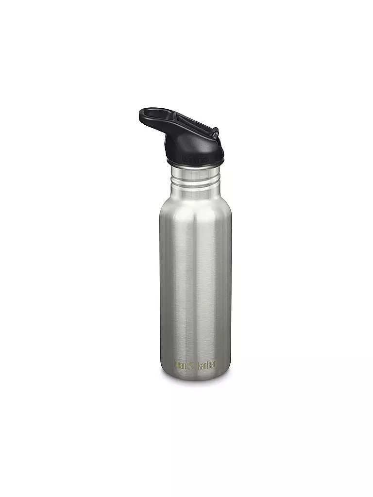KLEAN KANTEEN | Gourde Classic Flip Seal Sport Cap Wistraw 532ml | Argent