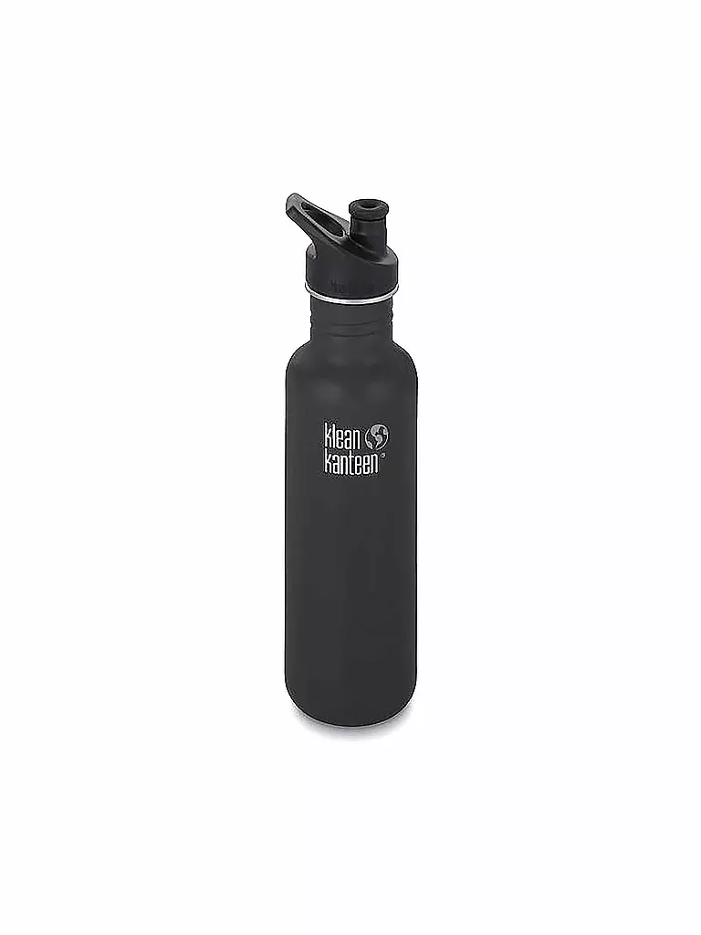 KLEAN KANTEEN | Gourde en acier inoxydable Classic 800ml Sport Cap Noir | Noir