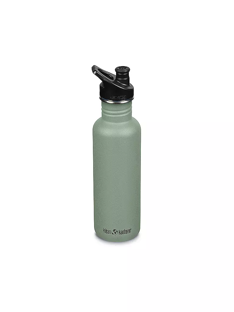 KLEAN KANTEEN | Gourde en acier inoxydable Classic 800ml Sport Cap Sea Spray | Vert clair