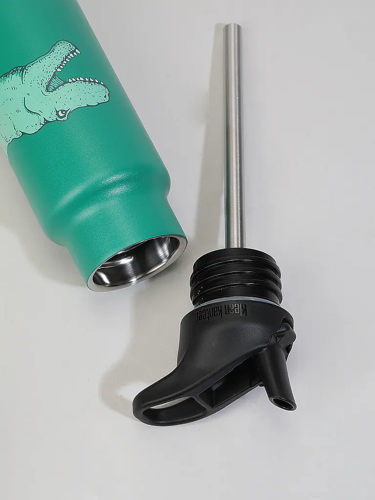 KLEAN KANTEEN | Gourde en acier inoxydable Kid Classic 355ml Flip Sport Cap Isolé | 