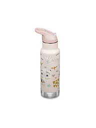 KLEAN KANTEEN | Gourde enfant Classic 355ml Flip Sport Cap isolante | Rose