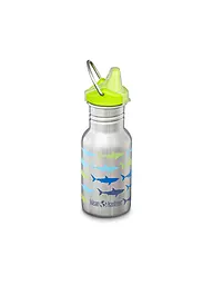 KLEAN KANTEEN | Kinder Trinkflasche Classic einwandig 12 oz (355 ml) mit Sippy Cap | Gris