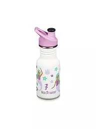 KLEAN KANTEEN | Kinder Trinkflasche Classic einwandig 12 oz (355 ml) mit Sippy Cap | Rose vif
