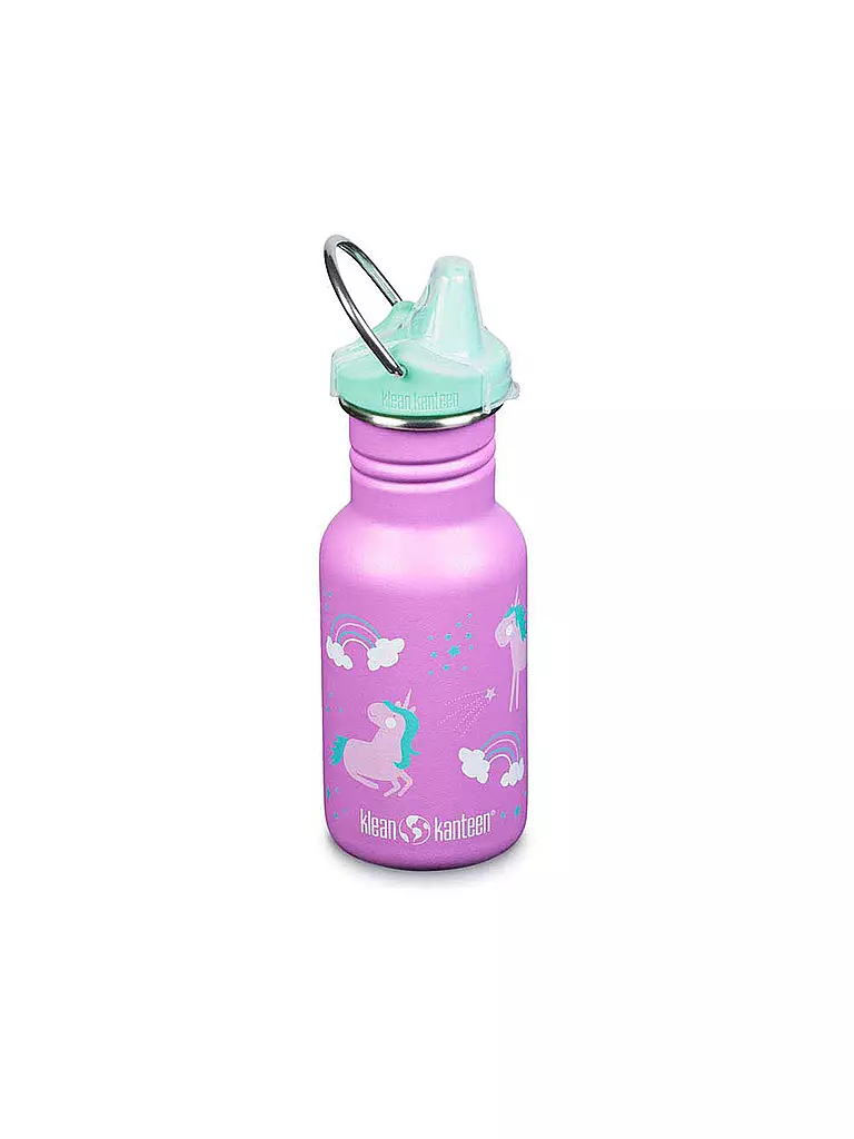 KLEAN KANTEEN | Gourde pour enfants Classic à paroi simple 12 oz (355 ml) avec bouchon Sippy | Lilas