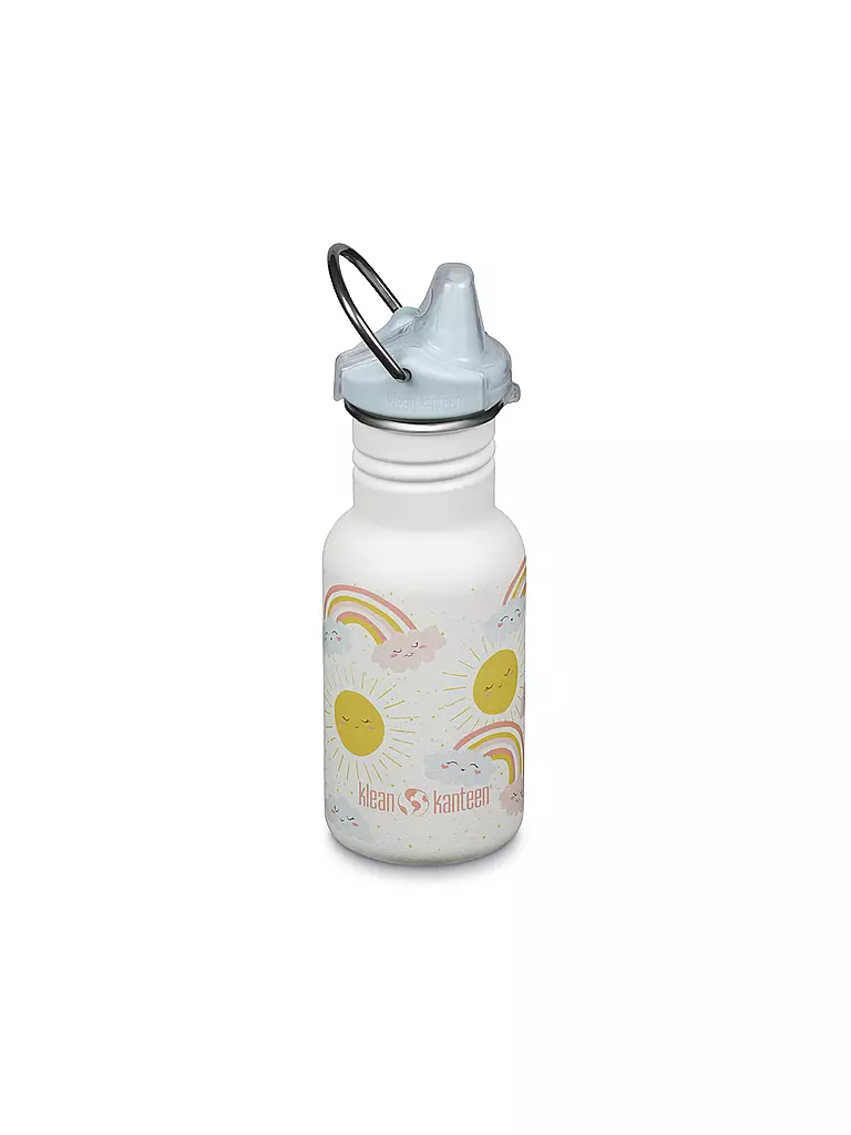 KLEAN KANTEEN | Gourde pour enfants Classic 355ml Sippy Cap | Blanc