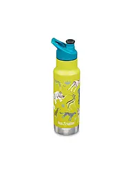 KLEAN KANTEEN | Gourde pour enfants Classic Slim 12 oz (355 ml) avec bouchon sport | Jaune