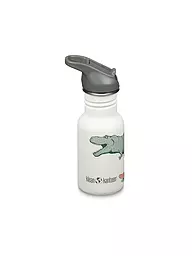 KLEAN KANTEEN | Gourde pour enfants Flip Seal Sport Cap Wistraw 355ml | Blanc