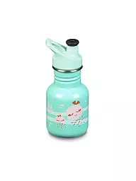 KLEAN KANTEEN | Kinder Trinkflasche Classic einwandig 12 oz (355 ml) mit Sippy Cap | Turquoise