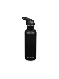KLEAN KANTEEN | Trinkflasche Classic Flip Seal Sport Cap Wistraw 532ml | Noir
