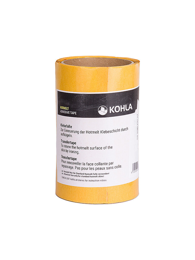 Transfertape 4m thermocollant jaune