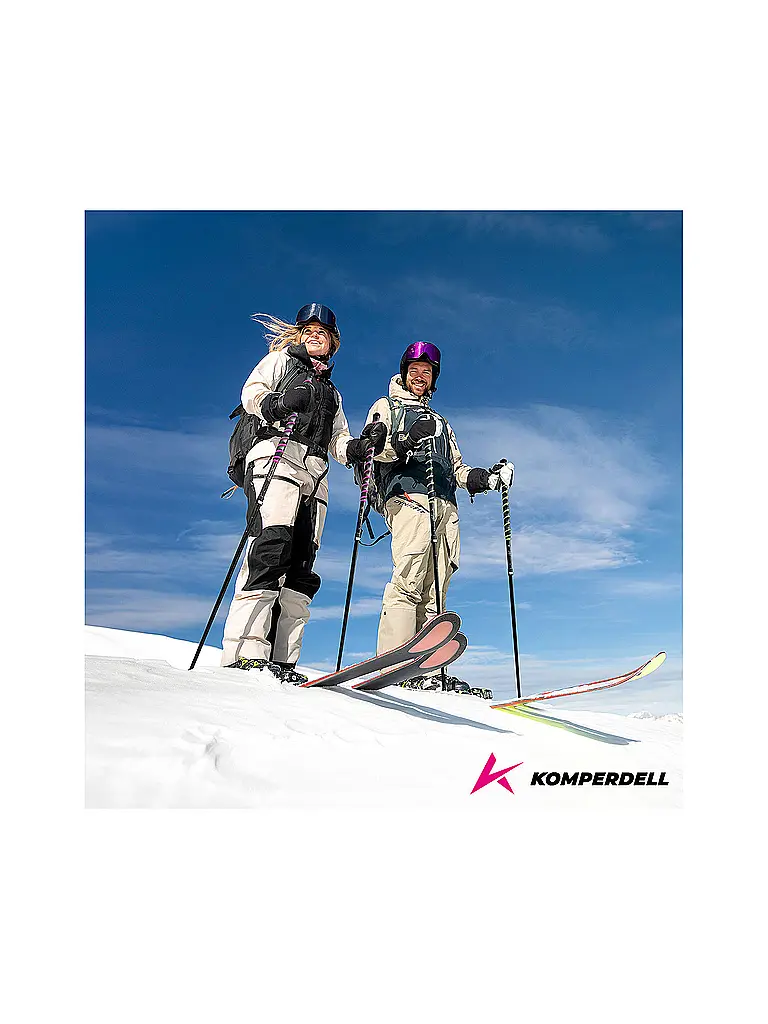 KOMPERDELL | Bâtons de randonnée Big Art Titanal Vario | Noir