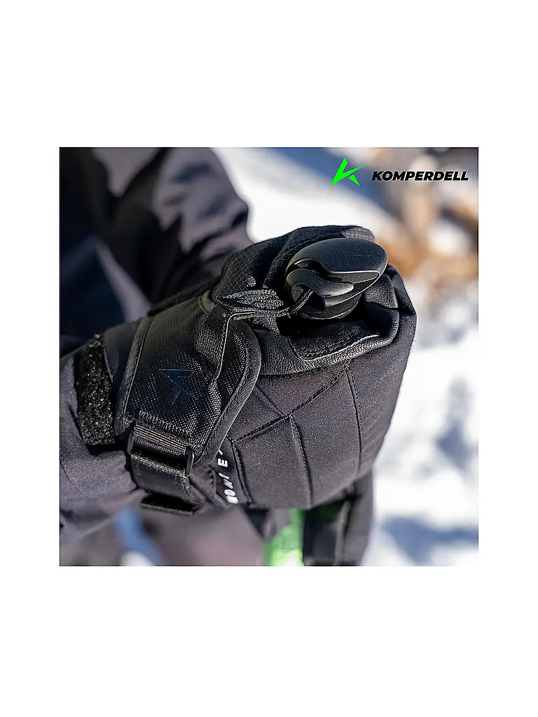 KOMPERDELL | Bâtons de randonnée Big Art Titanal Vario | Noir