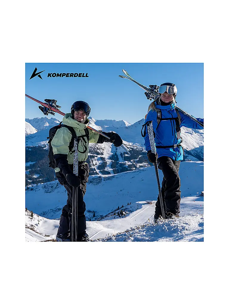 KOMPERDELL | Bâtons de randonnée Big Art Titanal Vario | Noir