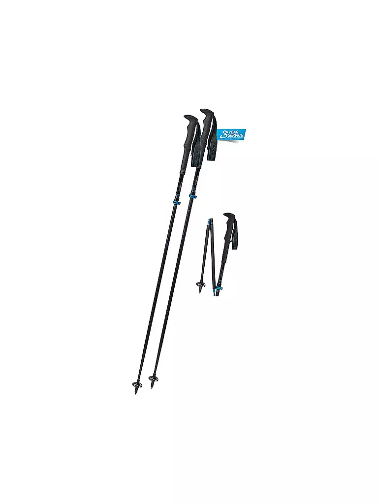 KOMPERDELL | Bâtons de trekking Carbon FXP ApproachCompact | Noir