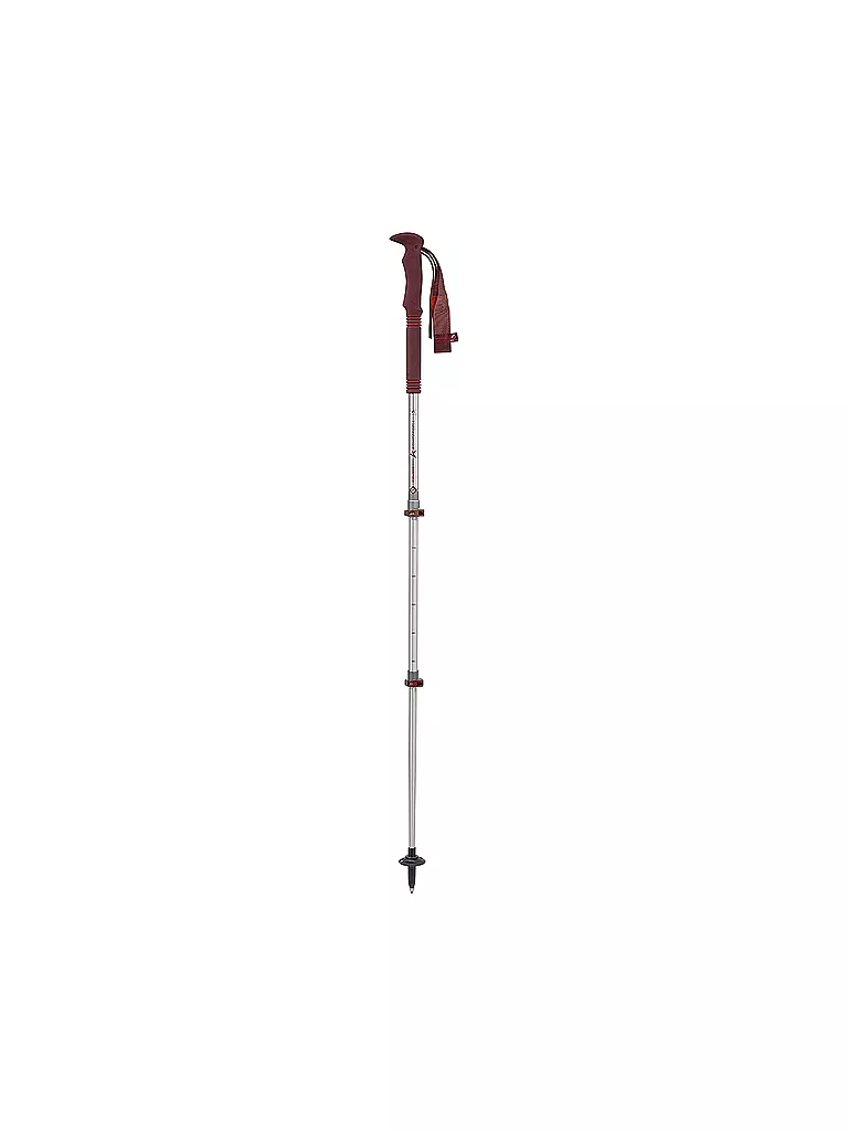 KOMPERDELL | Bâtons de trekking Explorer Zero Compact | Rouge foncé