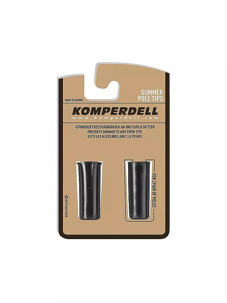 KOMPERDELL | Embout en caoutchouc 12 mm | Noir