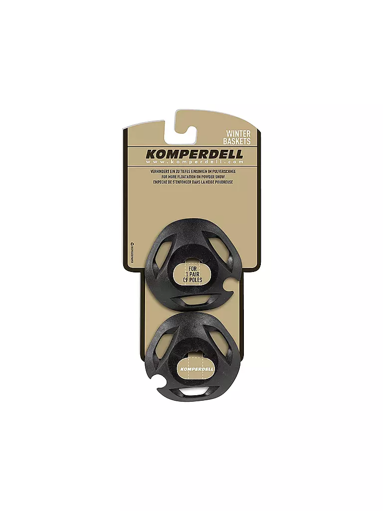 KOMPERDELL | Trekkingteller Mini UL Vario Basket | Noir