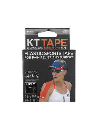 KT TAPE | Tape Original Non Découpé Taille Unique Noir