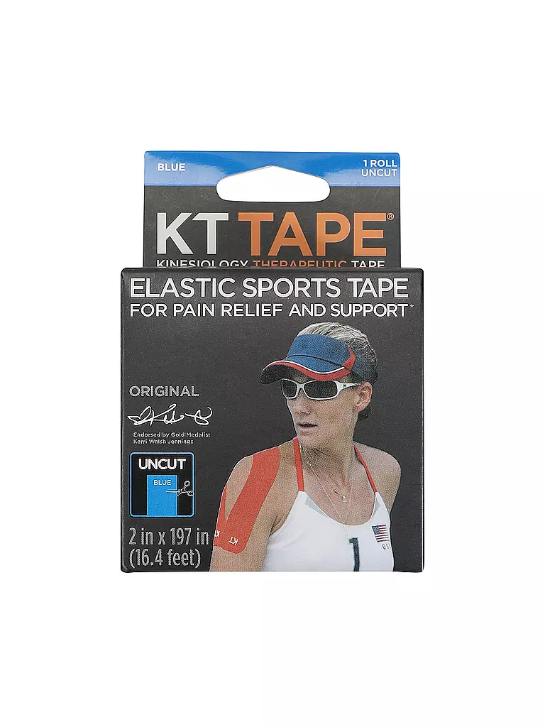 KT TAPE | Tape Original Non Découpé Taille Unique Bleu | Bleu