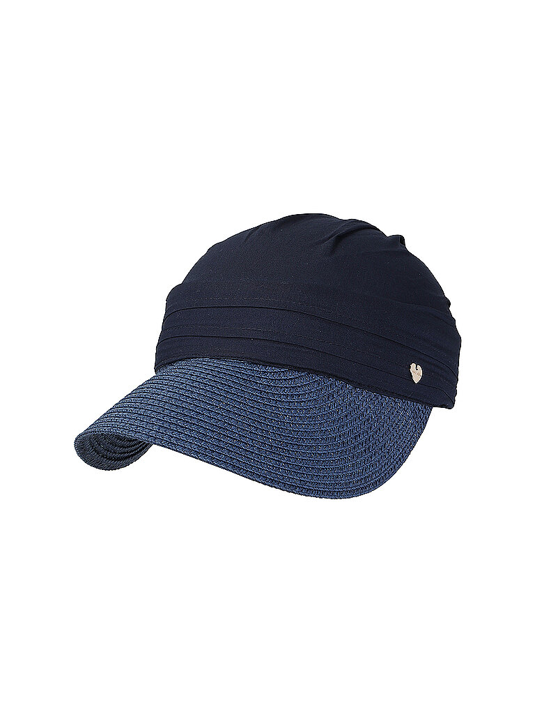 Casquette en tissu bleu marine