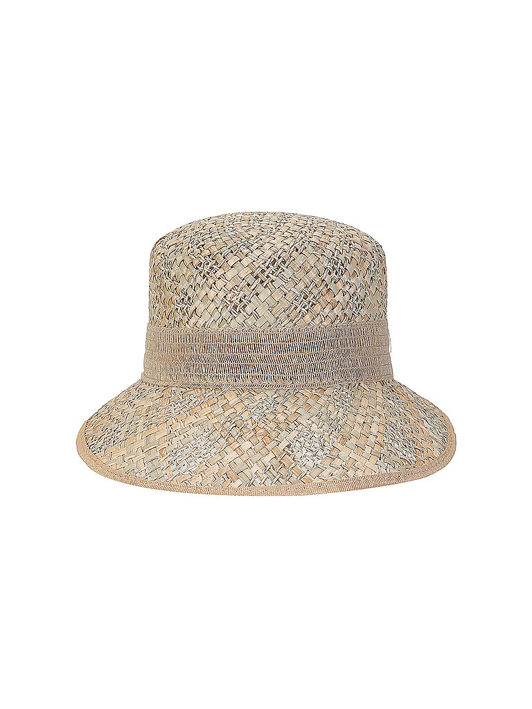 Visière en pailles beige 55