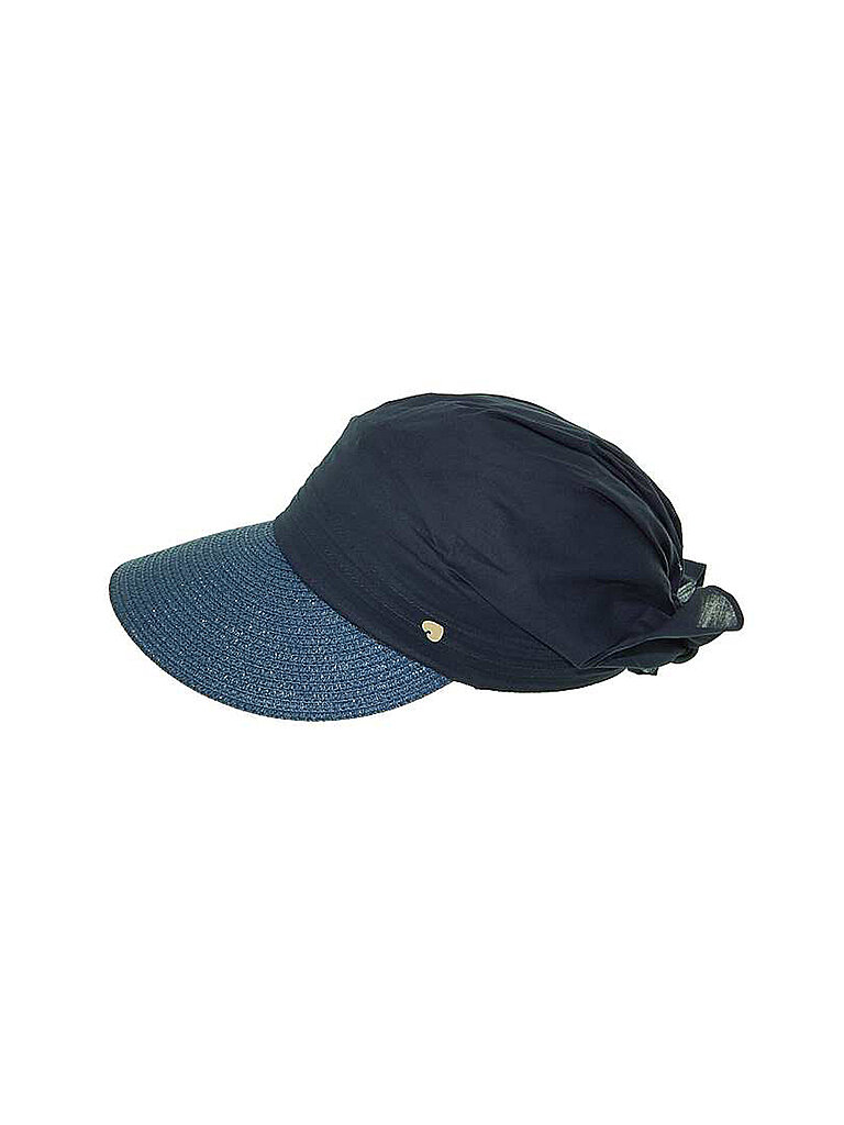 Kappe en tissus bleu