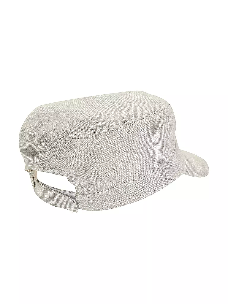KUEBL | Képi en lin pour hommes | Beige