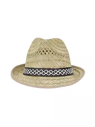 KUEBL | Trilby en paille pour hommes | Beige