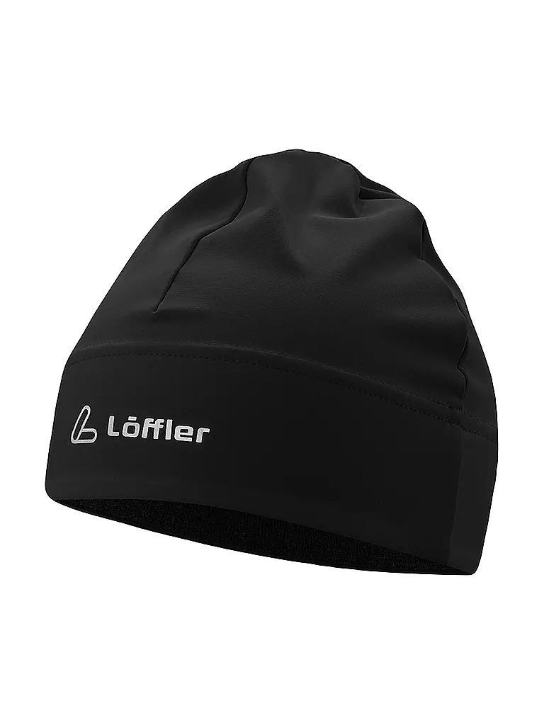 LÖFFLER | Bonnet de ski de fond Mono | Noir
