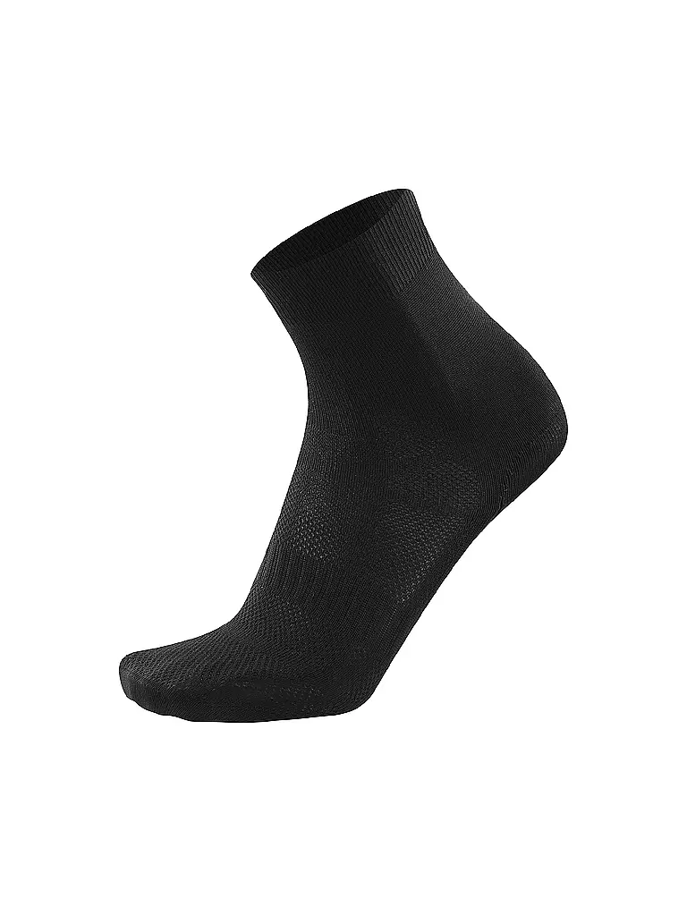 LÖFFLER | Chaussettes de cyclisme pour hommes TRANSTEX® Sport Socks | Noir