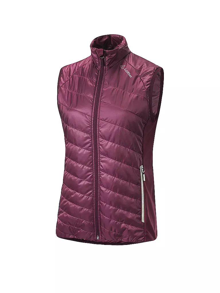 LÖFFLER | Damen Langlauf-Weste PL60 | Rouge foncé
