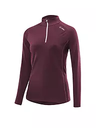 LÖFFLER | Damen Langlaufshirt Midlayer transtex® Merino | Rouge foncé