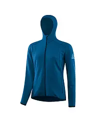 LÖFFLER | Damen Laufhoodie transtex® 3D Cube FZ | Bleu