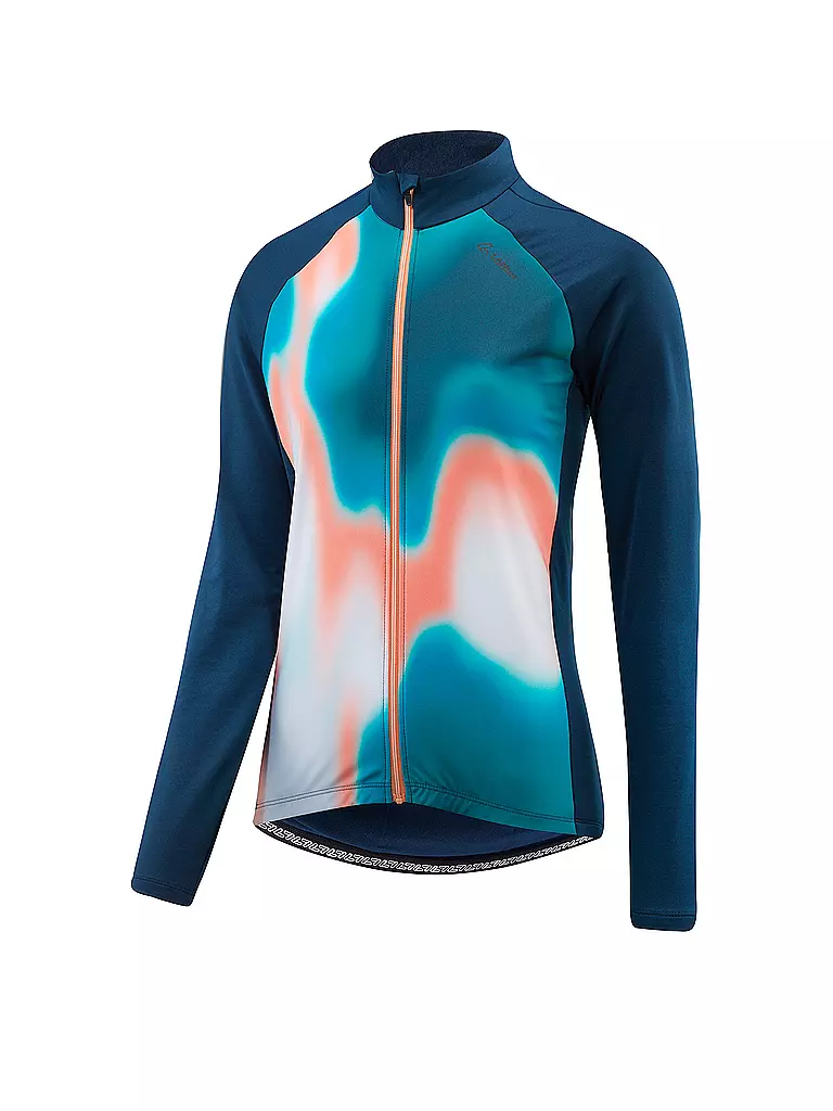 LÖFFLER | Damen Rad Trikot Mirage FZ LS | Bleu foncé