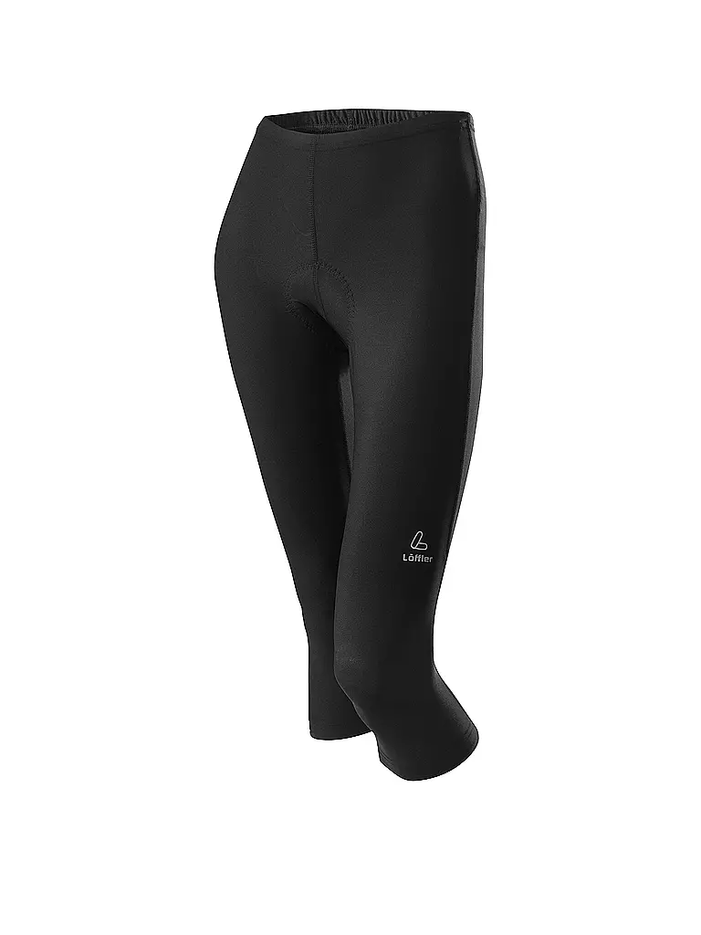 LÖFFLER | Damen Radhose Basic 3/4 | Noir