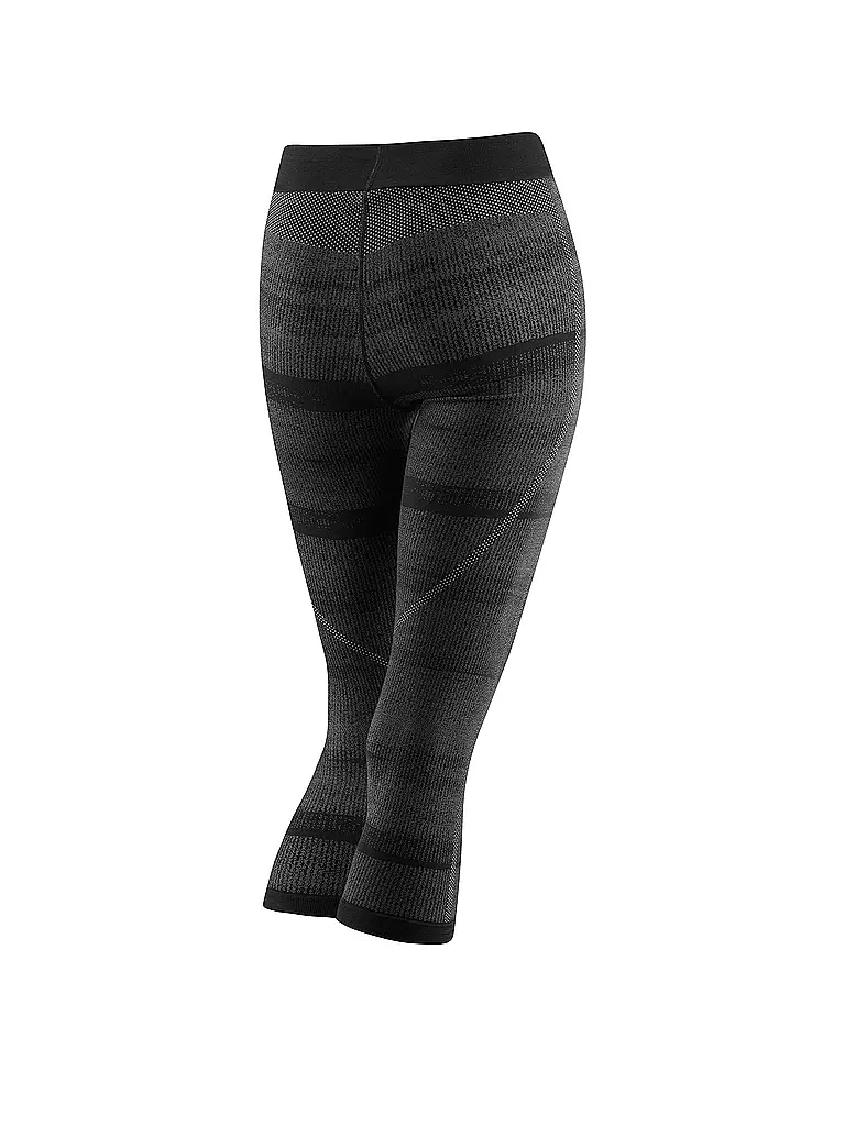 LÖFFLER | Damen Unterziehhose TRANSTEX® Hybrid 3/4 | Noir