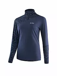 LÖFFLER | Sous-vêtement thermique femme TRANSTEX® Turtleneck Starlit | Bleu foncé