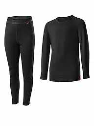 LÖFFLER | Ensemble de sous-vêtements fonctionnels pour enfants TRANSTEX® WARM | Noir