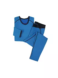 LÖFFLER | Ensemble de sous-vêtements fonctionnels pour enfants TRANSTEX® WARM | Bleu