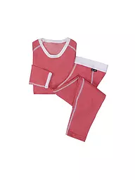 LÖFFLER | Ensemble de sous-vêtements fonctionnels pour enfants TRANSTEX® WARM | Rose vif