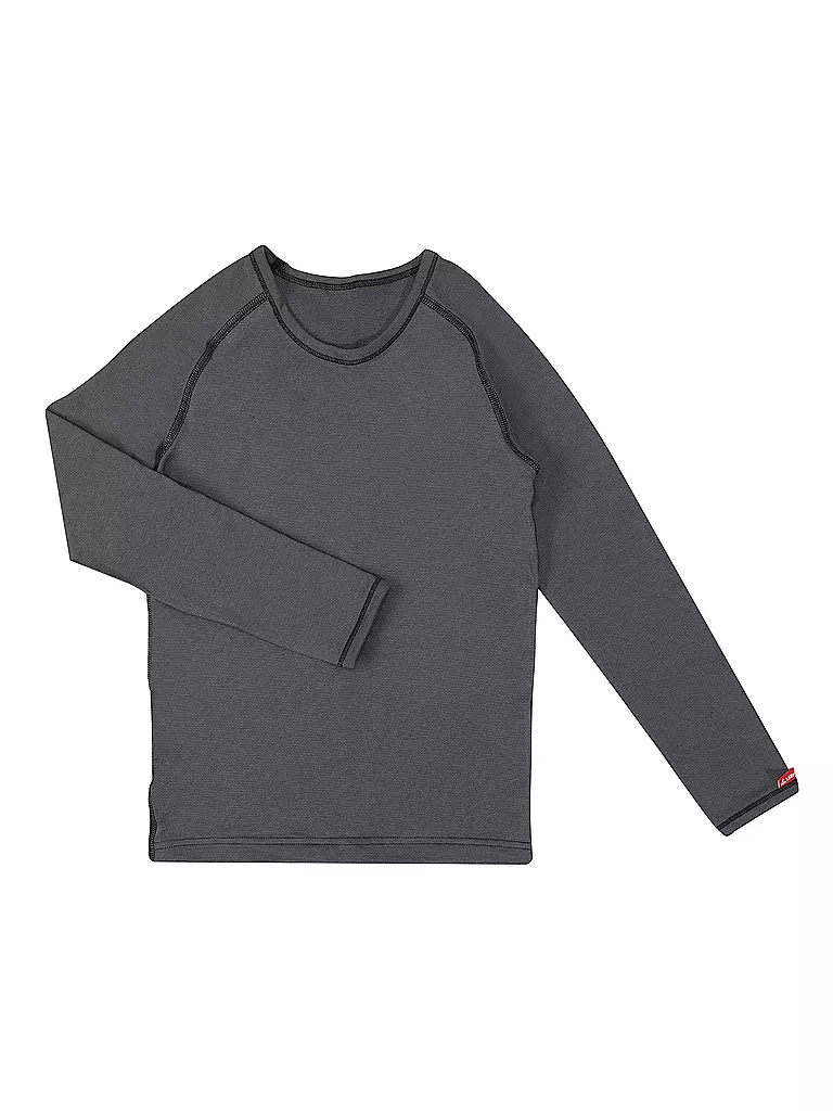 LÖFFLER | Ensemble de sous-vêtements fonctionnels pour enfants TRANSTEX® WARM | Gris