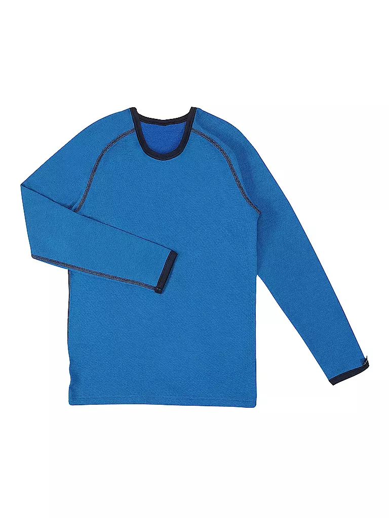 LÖFFLER | Ensemble de sous-vêtements fonctionnels pour enfants TRANSTEX® WARM | Bleu
