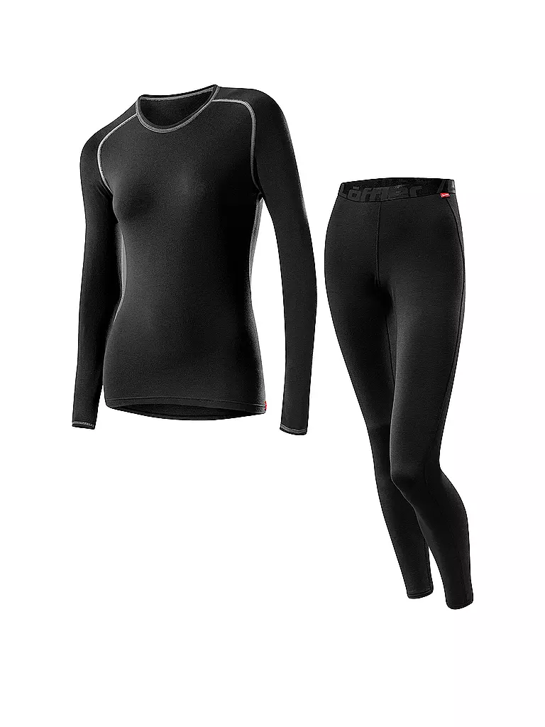 LÖFFLER | Ensemble de sous-vêtements fonctionnels pour femmes TRANSTEX® WARM | Noir