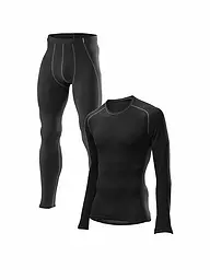 LÖFFLER | Ensemble de sous-vêtements thermiques pour hommes TRANSTEX® WARM | Noir