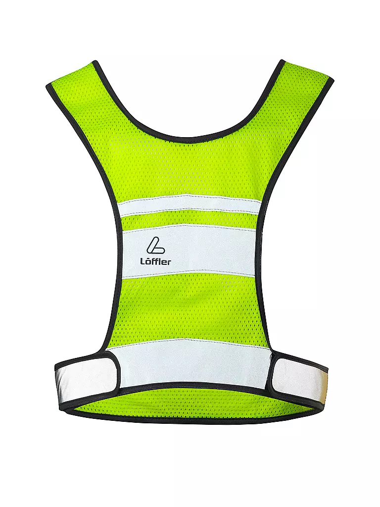 LÖFFLER | Gilet de course réfléchissant | Jaune
