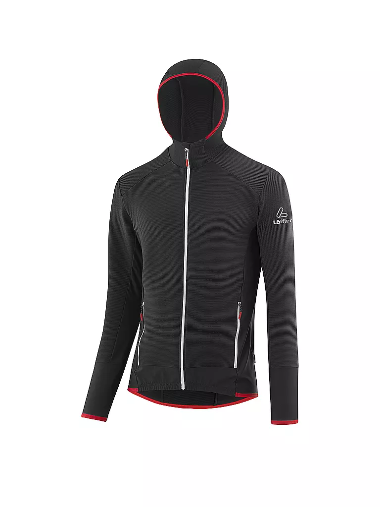 LÖFFLER | Herren Langlauf-Hoodie transtex® RIB | Noir