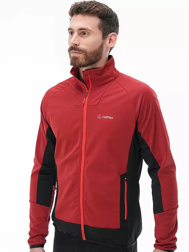 LÖFFLER | Herren Langlaufjacke Verve WS Light | Rouge foncé