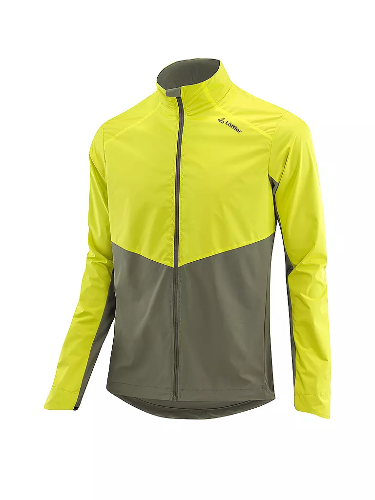LÖFFLER | Herren Rad Hybridjacke Strevento | Jaune