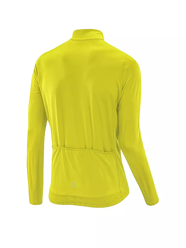 LÖFFLER | Herren Rad Trikot Messenger Mid FZ LS | Jaune